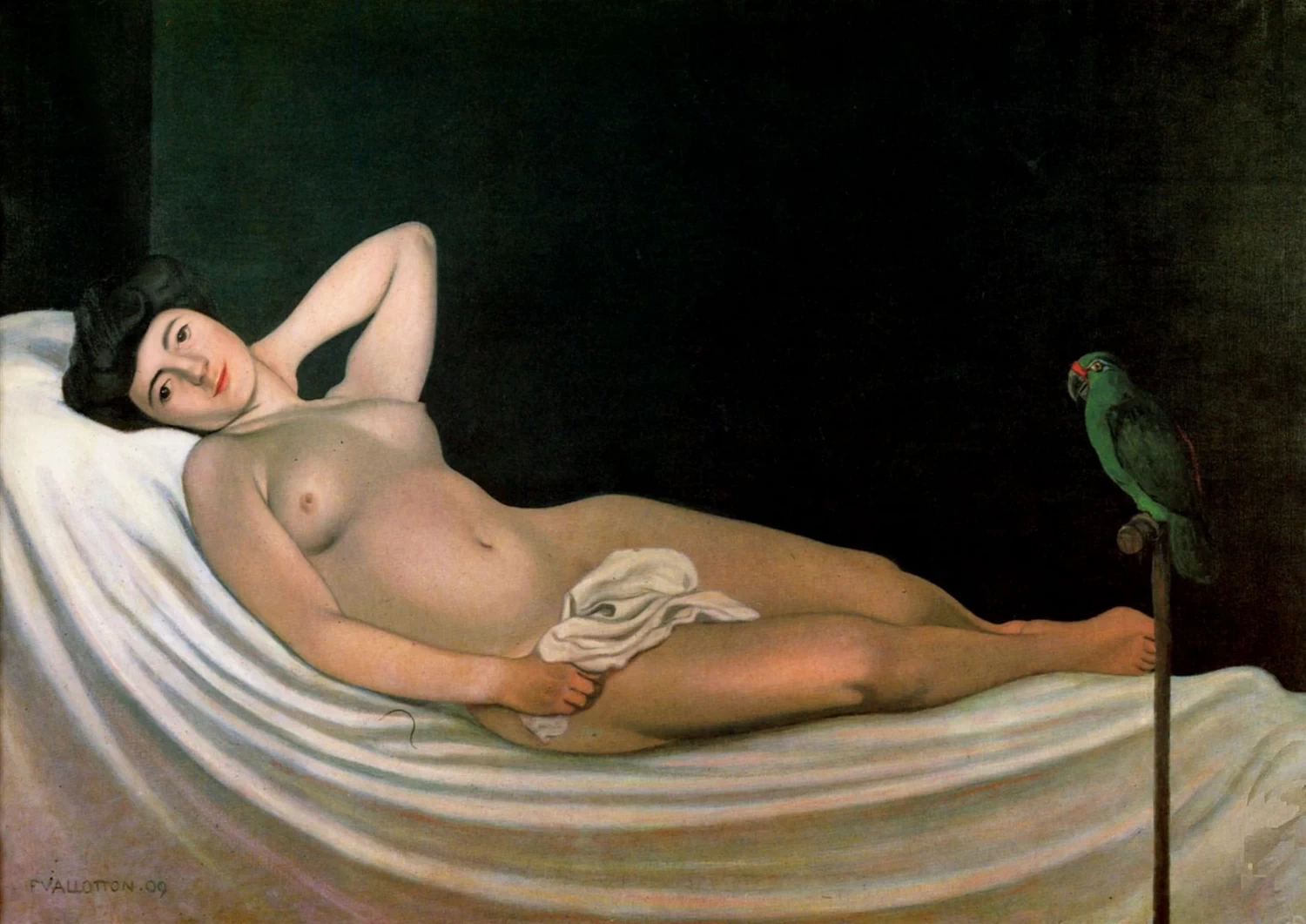 Félix Vallotton - 318, La donna con il pappagallo